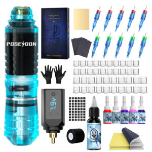 Poseidon Wireless Rotary Tattoo kit-142
