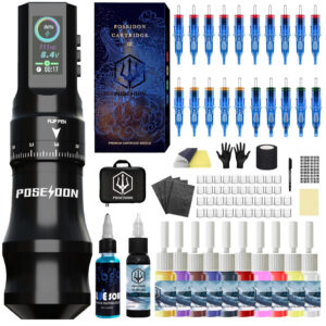 Wireless Rotary Tattoo Gun Kit-HM128